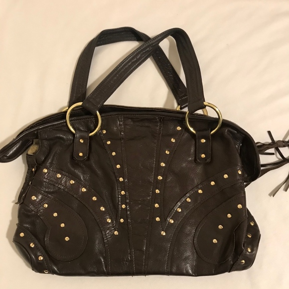 BULGA Leather Handbag - Picture 1 of 3